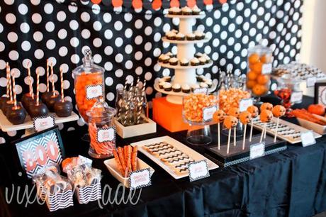 Polkadot & Chevron Halloween Party