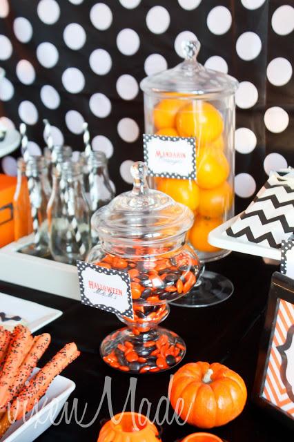 Polkadot & Chevron Halloween Party