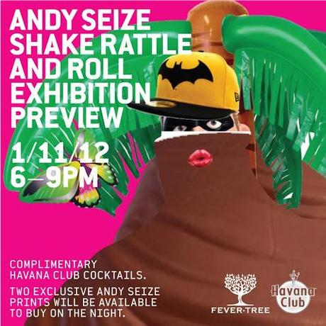 Andy Seize  'Shake, Rattle and Roll' exhibition at Boxpark