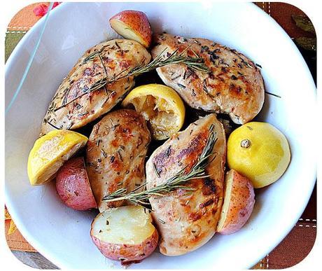 ROTW - Baked lemon and rosemary chicken