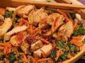 Chicken Couscous Salad with Harissa Dressing