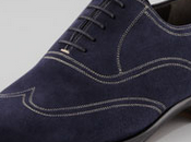 Soft Strong: Bergdorf Goodman Topstitched Suede Wing-Tip