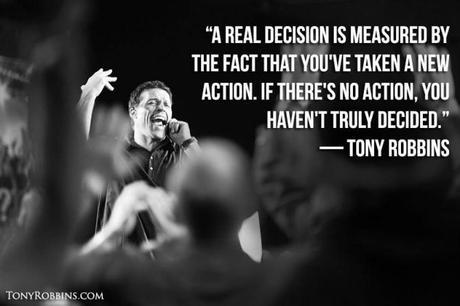 A real decision is measured by action