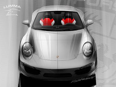 Porsche Carrera illustration by Ilya