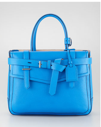 Reed Krakoff Boxer Tote Royal Blue resort wear trends fashion blog covet her closet tutorial promo code sale shipping