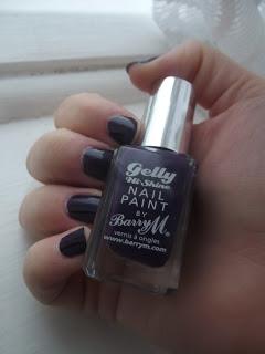 Autumn Nails - Barry M, Gelly Hi-Shine in Blackberry