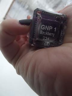 Autumn Nails - Barry M, Gelly Hi-Shine in Blackberry