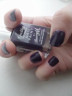 Autumn Nails - Barry M, Gelly Hi-Shine in Blackberry