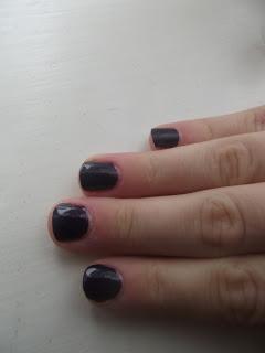 Autumn Nails - Barry M, Gelly Hi-Shine in Blackberry