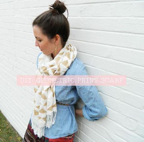 a creative day DIY scarf