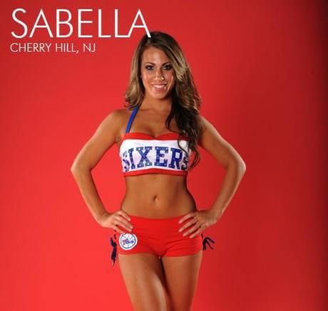 76ers Dream Team Dancer Sabella