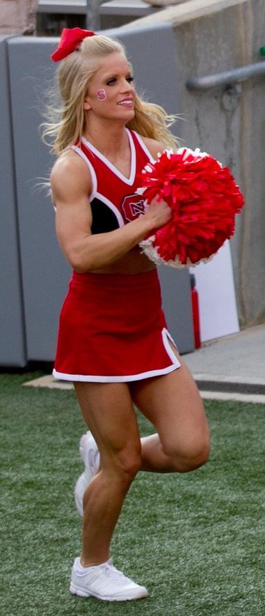Super Ripped North Carolina State Cheerleader