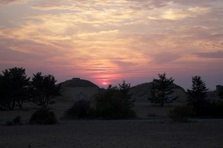 Sunset over the Isle of Aix, France