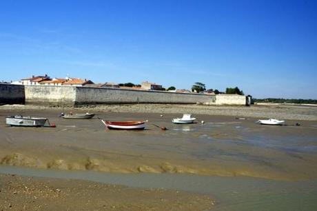 Low tide on the Isle of Aix, France