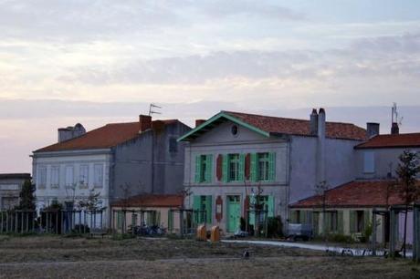 Houses on the Isle of Aix, France