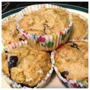 {Recipe} Banana Blueberry Weet-Bix Muffins