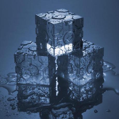 Portal 2 Companion Cube Ice Tray at ThinkGeek