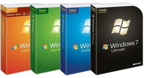 different versions of windows