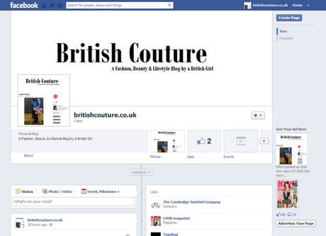 Facebook Lauch: British Couture