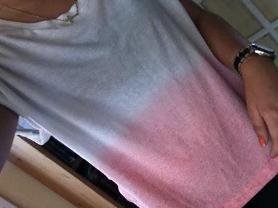 Topshop Dip Dye Tee