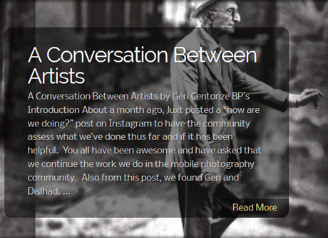 A Conversation Between Artists 
