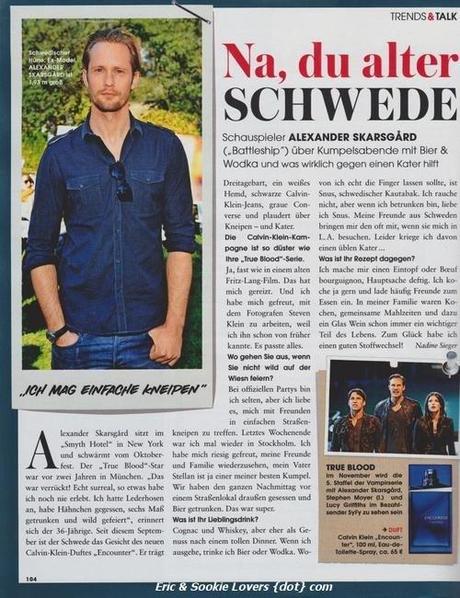 Alexander Skarsgård Featured In German – InStyle Men Magazine
