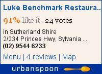 Luke Benchmark Restaurant and Oyster Bar on Urbanspoon
