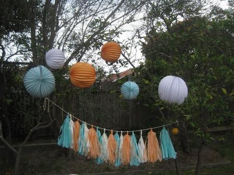 Aqua and Orange themed 2nd Birthday by Make It Shine Events