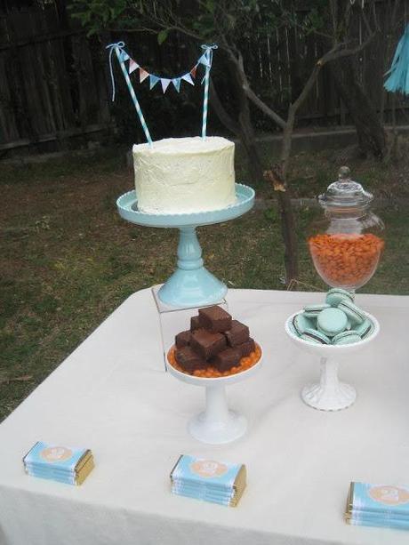 Aqua and Orange themed 2nd Birthday by Make It Shine Events