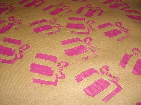 Handmade Christmas Wrapping Paper