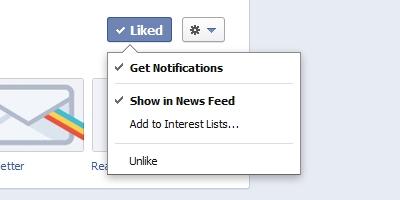 New notification system Facebook pages