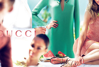 Gucci Resort 2013 Ad Campaign Joan Smalls, Karmen Pedaru, Nadja Bender ...