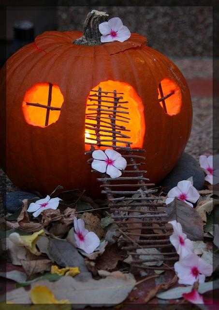 pumpkin fairy house Halloween Eye Candy: Pumkin   palooza!