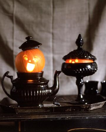 pumpkin tea set martha Stewart Halloween Eye Candy: Pumkin   palooza!