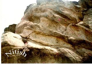 Beautiful Weathering structure on the rocks around Ranchi city, India.