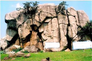 Beautiful Weathering structure on the rocks around Ranchi city, India.
