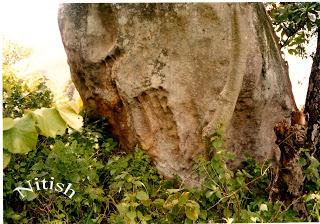 Beautiful Weathering structure on the rocks around Ranchi city, India.