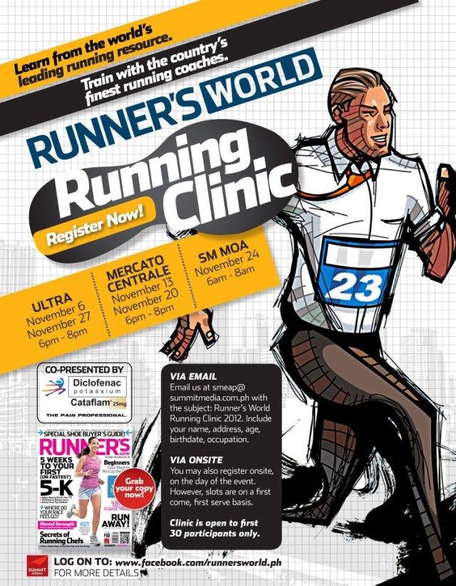 Free Runnning Clinic by Runner’s World Philippines is back!