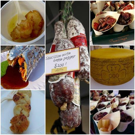 Some of the food being showcased at HK Wine and Dine Festival 2012