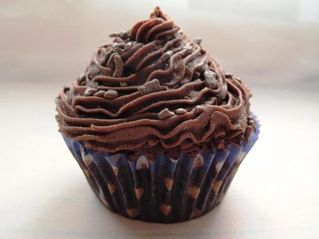 Chocolate mud cupcake