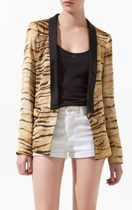 Zara - Tiger Print Jacket Heads Will Roll