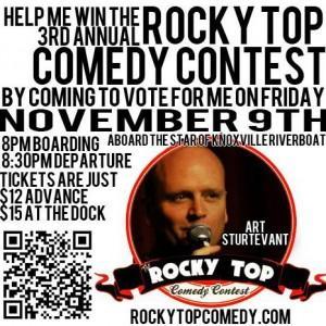 Help Asheville comedian Art Sturtevant win the Rocky Top Comedy Competition