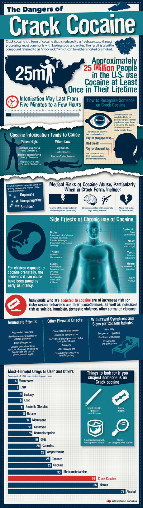 Harmful Effects of Crack Cocaine Infographic