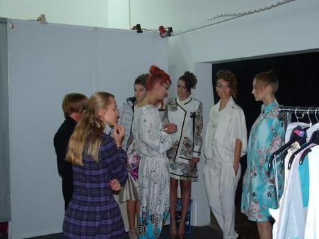 Backstage at RadaStyle show