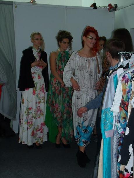 Backstage at RadaStyle show