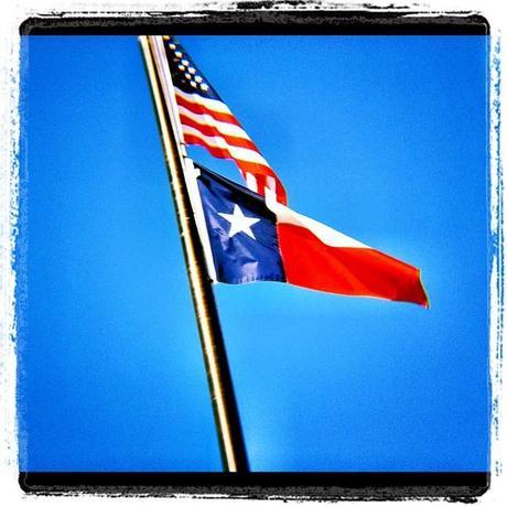 Flags #Texas #usa #America #iphone #blue #sky