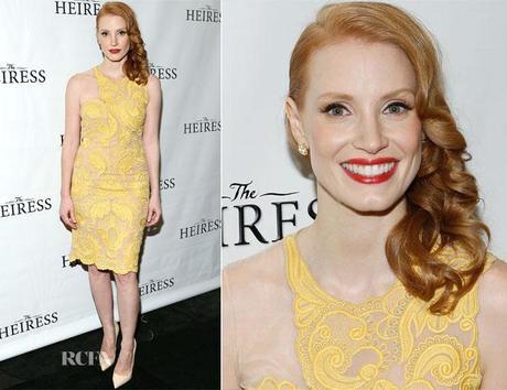 Jessica Chastain of The Heiress Stuns in Stella McCartney