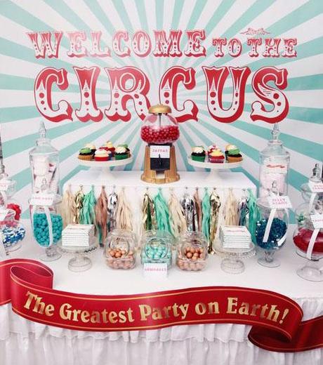 Circus Themed Table for Melbourne Cup by Sensationally Sweet Events
