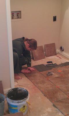 Kitchen and Bathroom Floors!