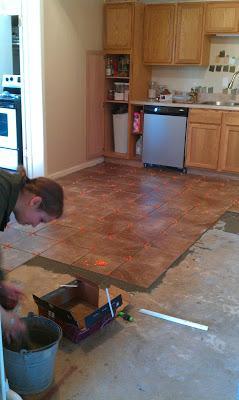 Kitchen and Bathroom Floors!